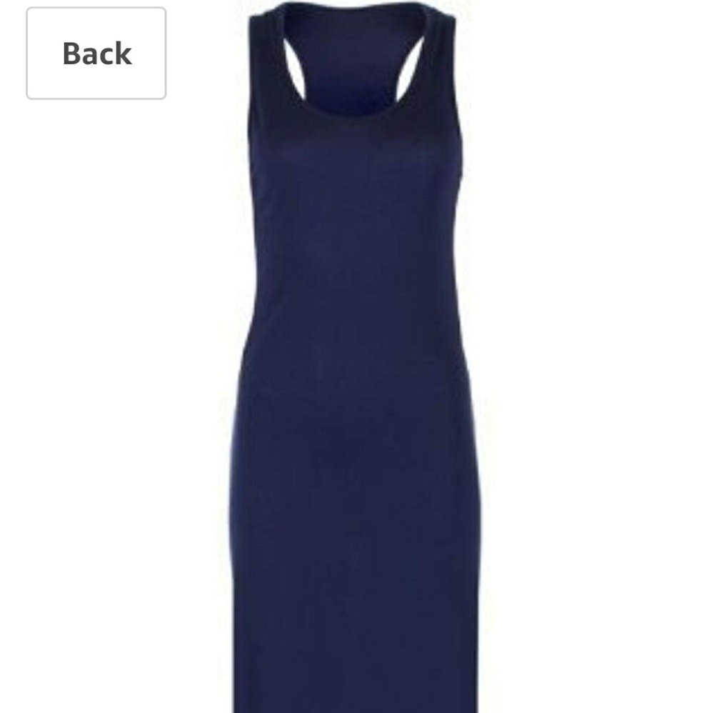 Racer back maxi dress